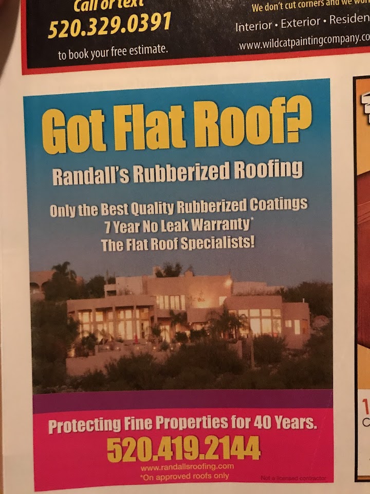 Randall's Rubberized Roofing project